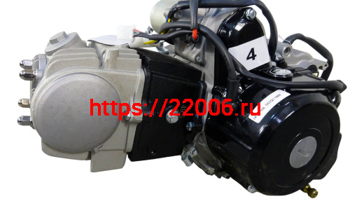 Двигатель 4т. 125 см3 (С125) АЛЬФА 4МКПП по кругу, педаль Юп  ВАНЧАНГ (марк 49) фото 5