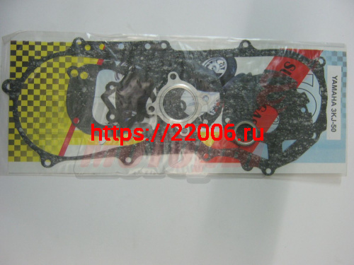 Набор прокладок двигателя YAMAHA 3KJ-50 большой (7шт) (Россия) Набор прокладок двигателя YAMAHA 3KJ-50 большой (7шт) (Россия)