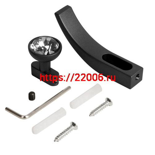 Крючок Ajax (Аякс) настенный MB-LM/K-004 BL черный фото 4 Крючок Ajax (Аякс) настенный MB-LM/K-004 BL черный фото 4