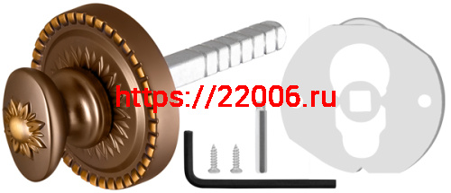 Ручка Armadillo (Армадилло) поворотная BKW8.R.CL55 (BKW8/CL) BB-17 коричневая бронза фото 4 Ручка Armadillo (Армадилло) поворотная BKW8.R.CL55 (BKW8/CL) BB-17 коричневая бронза фото 4