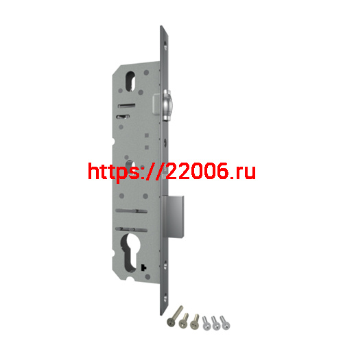 Корпус Fuaro (Фуаро) узкопрофильного замка с роликовой защёлкой PROF5124-30 CP хром Корпус Fuaro (Фуаро) узкопрофильного замка с роликовой защёлкой PROF5124-30 CP хром
