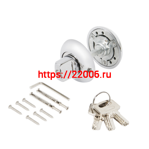 Ручка поворотная Ajax (Аякс) с фиксацией ключом BK6.FIX.JR CP-8 хром фото 5 Ручка поворотная Ajax (Аякс) с фиксацией ключом BK6.FIX.JR CP-8 хром фото 5