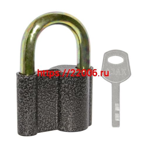 Замок Ajax (Аякс) навесной PD-4060 (PD-40-60) 3 fin key /коробка Замок Ajax (Аякс) навесной PD-4060 (PD-40-60) 3 fin key /коробка
