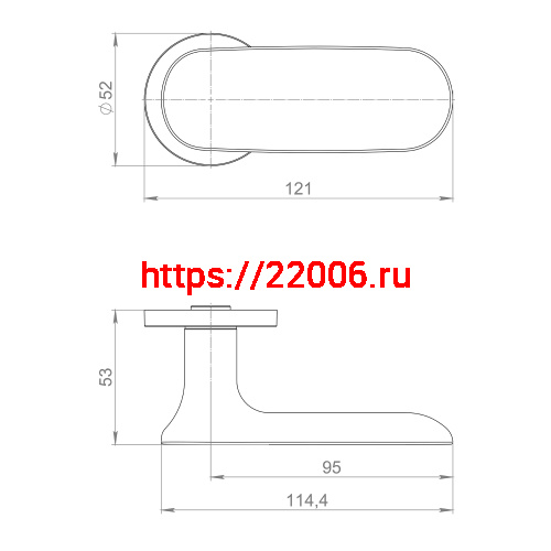 Ручка Armadillo (Армадилло) раздельная R.URS52.SOHO BL-26 черный фото 2 Ручка Armadillo (Армадилло) раздельная R.URS52.SOHO BL-26 черный фото 2