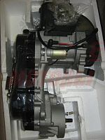 Двигатель 139QMB 50 см3 короткая ось,коротк. вариатор(с возд.фильтром и карб) скутер