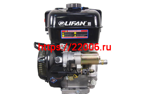 Двигатель LIFAN 15 л.с. 190F-D (вал d25 мм) ЭЛ.СТАРТЕР, с катушкой освещения 12В 18А 216Вт фото 4