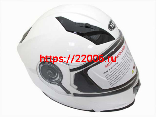 Мотошлем YM-927 белый (L)