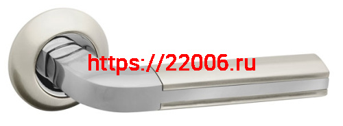 Ручка Fuaro (Фуаро) раздельная R.RM54.LARGO (LARGO RM) SN/CP-3 матовый никель/хром Ручка Fuaro (Фуаро) раздельная R.RM54.LARGO (LARGO RM) SN/CP-3 матовый никель/хром