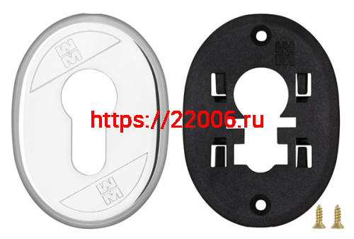 Накладка Mottura (Моттура) на цилиндр овальная 95.397 (ХРОМ), 1 шт Накладка Mottura (Моттура) на цилиндр овальная 95.397 (ХРОМ), 1 шт