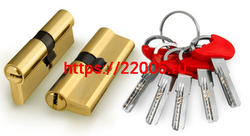 Цилиндровый Fuaro (Фуаро) механизм (D-PRO500/80) D-PRO5000Key80(30+10+40) PB латунь 5Key