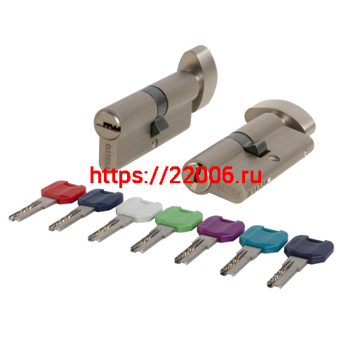Цилиндровый Punto (Пунто) механизм MaxPro7002Knob110mm(50+10+50) SN никель 7key с вертушкой