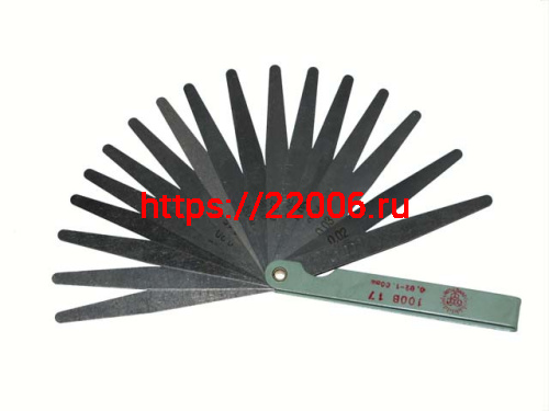 Набор щупов для регулировки клапанов (0.05-1.00 мм) Набор щупов для регулировки клапанов (0.05-1.00 мм)