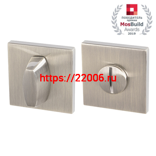 Ручка Armadillo (Армадилло) поворотная BK6.K.USS52 (WC-BOLT BK6 USS) SN-3 матовый никель Ручка Armadillo (Армадилло) поворотная BK6.K.USS52 (WC-BOLT BK6 USS) SN-3 матовый никель