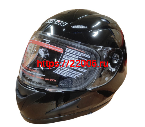 Шлем интеграл KIRIN KL-118, черный, серый, красный, синий, размер L фото 2 Шлем интеграл KIRIN KL-118, черный, серый, красный, синий, размер L фото 2