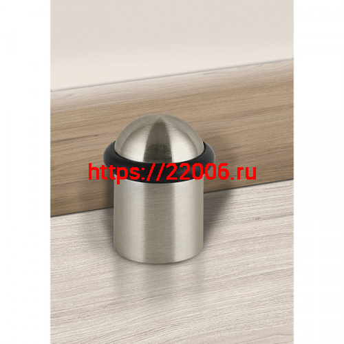 Упор Punto (Пунто) дверной напольный DFIX/F40 (DS PF-40) SN-3 мат.никель фото 2