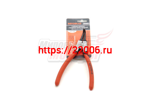 Приспособление-разжим стопорных колец изогнутый 160мм АвтоТорг (AT0452).(30407-AD) Приспособление-разжим стопорных колец изогнутый 160мм АвтоТорг (AT0452).(30407-AD)